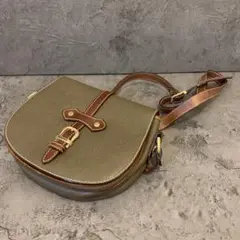 【RAPPIELEGANCE】レディース レザー ブラウン ショルダーバッグ