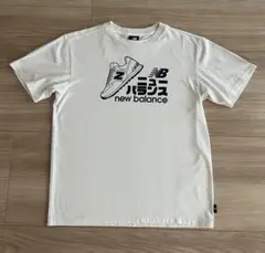 ニューバランス tシャツ 日本語 カタカナ L ホワイト 白