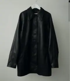 anuke ダークブラウン レザージャケット　38 daniellacolorw.jpg