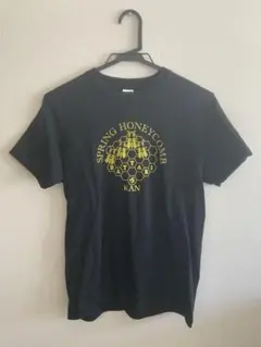 Jellan メンズTシャツ　半袖　ハチ柄　S ブラック　黒