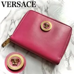 【人気/レアカラー】VERSACE ラウンドジップ 財布 ウォレット メデューサ