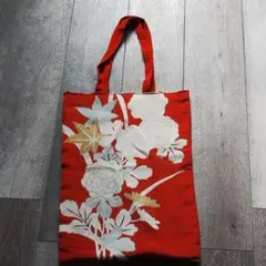 きもの　リメイク　トートバッグ　エコバッグ