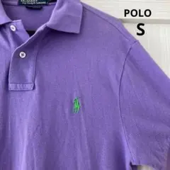 POLO ラルフローレン S ポロシャツ パープル