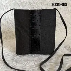 極美品✨ エルメス エールライン ショルダーバッグ グレー 斜め掛け ポシェット