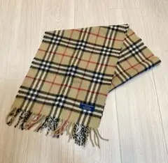 バーバリー BURBERRY マフラー カシミヤ100% ENGLAND製