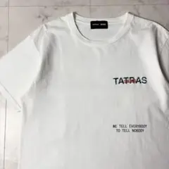 TATRAS DIM MAK 両面プリント 半袖Tシャツ サイズ03/L 白