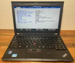 ジャンク ThinkPad X230 第3世代i5 メモリ4GB HDD無し