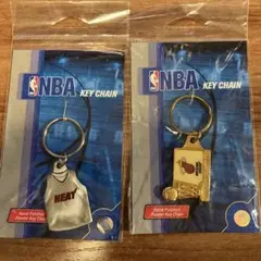 NBA マイアミ・ヒート キーリングセット