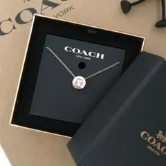 ★ 新品 COACH コーチ ネックレス ローズゴールド