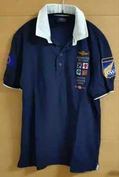 Aeronautica Militare ネイビー ポロシャツ　Mサイズ