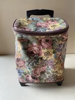 キャリーバッグ　ゴブラン織り　旅行カバン　花柄　キャリーケース 買い物
