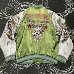 美品LUCKY 13 スカジャン　ロカビリー 美品LUCKY 13 スカジャン ロカビリー メンズ