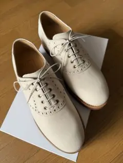 【新品】1205 ヌバック ホワイトバックス ブローグダービー