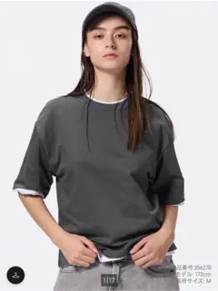 ダークグレー 半袖Tシャツ Mサイズ
