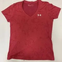 Under Armour HeatGear M レッド Tシャツ