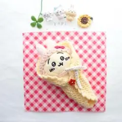 ＊ちいかわ うさぎ ギョニソカラーの おくるみにもなるクレープ4点セット＊