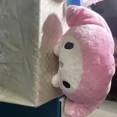 大きめピンクキャラクターぬいぐるみ