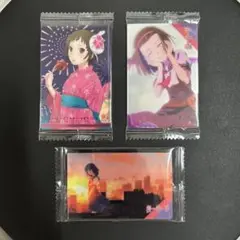 新品未開封　化物語 物語シリーズ オフ＆モンスターシーズン ウエハース　千石撫子