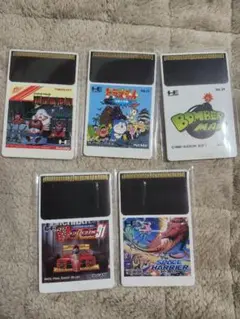 PCエンジン HuCARDソフト 5本セット