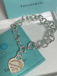 TIFFANY 新品同様品 リターントゥ ティファニー ハートタグ ブレスレット