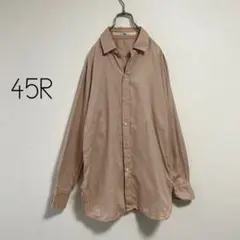 45R シャツ ブラウス ピンクベージュ 2