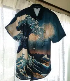ROAD&SKY 和柄シャツ メンズ XS(レディースMS相当)サイズ