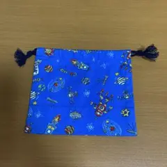 コップ袋　ロボット宇宙柄