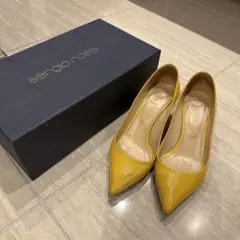 セルジオロッシパンプス イエロー サイズ35