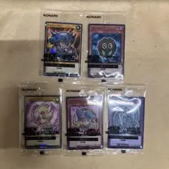 遊戯王カード5種類コンプリート1セット計5枚　新品、未使用、未開封セブンイレブン