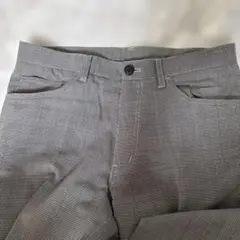 ORIHICA オリヒカ チェック グレー　スラックス グレー