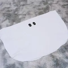 ハロウィン ゴースト風 衣装 かぶりタイプ 白色
