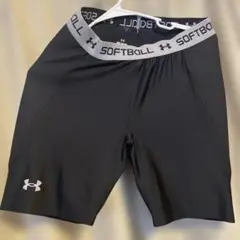 美品Under Armour ソフトボール スライディングパンツ M ブラック