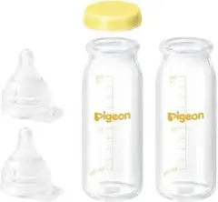 ピジョン　母乳実感　産院・病院用哺乳瓶100ml＆直付け乳首　2個セット