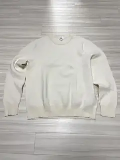UNIQLO ユニクロ ウォッシャブルミラノリブクルーネックセーター