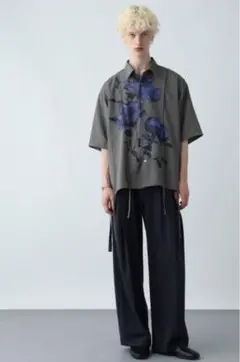 HARE フラワーモチーフコードシャツ　25SS 新作
