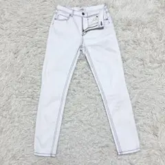 PS Paul Smith デニム スキニー ストレッチ 白 24インチ 夏