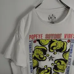 ポパイ アニメTシャツ 半袖Tシャツ プリント