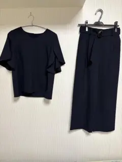 ノーリーズ　ソフィー　セットアップ　ネイビー　38サイズ