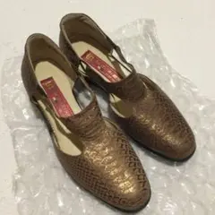 SALON DE GRES 本革　ハンドメイド　パンプス　23.5