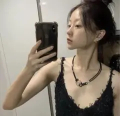 ネックレス ブラック 韓国ブランド Sagegasage ourlegacy