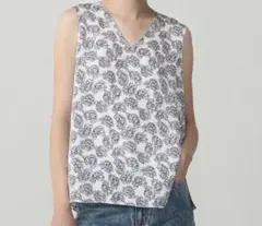 【25SS】セオリー Blossom Ggt Vneck Slit Top