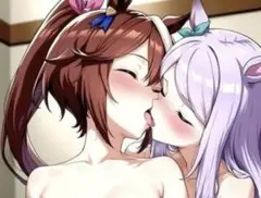 23 テイオー　マックイーン風　美少女　タオル　タペストリー　シークレット