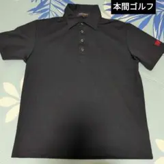 HONMA 本間ゴルフ　メンズポロシャツM 黒