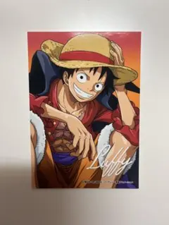 ONEPIECE ワンピース エンスカイ 生ブロマイド　ルフィ