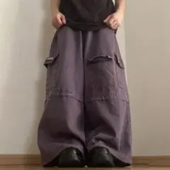 00s archive buggy cargo denim pants y2k