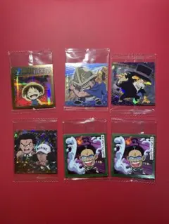 ONE PIECE ホログラムシール 6枚セット