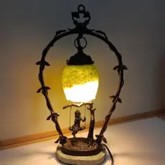 限定セール開催中 フロアスタンド 天使 バイオリン ガラス