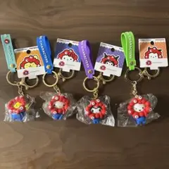 4個セット　万博　サンリオ ミャクミャクキーホルダー