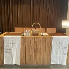 結婚式 受付 タペストリー