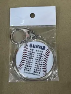 第107回全国高校野球選手権大会　県岐阜商　メンバー入り　キーホルダー